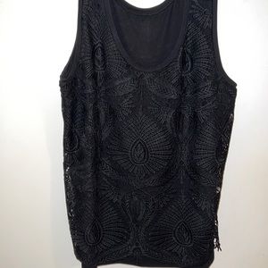 Lane Bryant Lace Tank Top Size 18/20